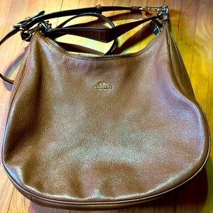 Coach Leather Hobo Bag